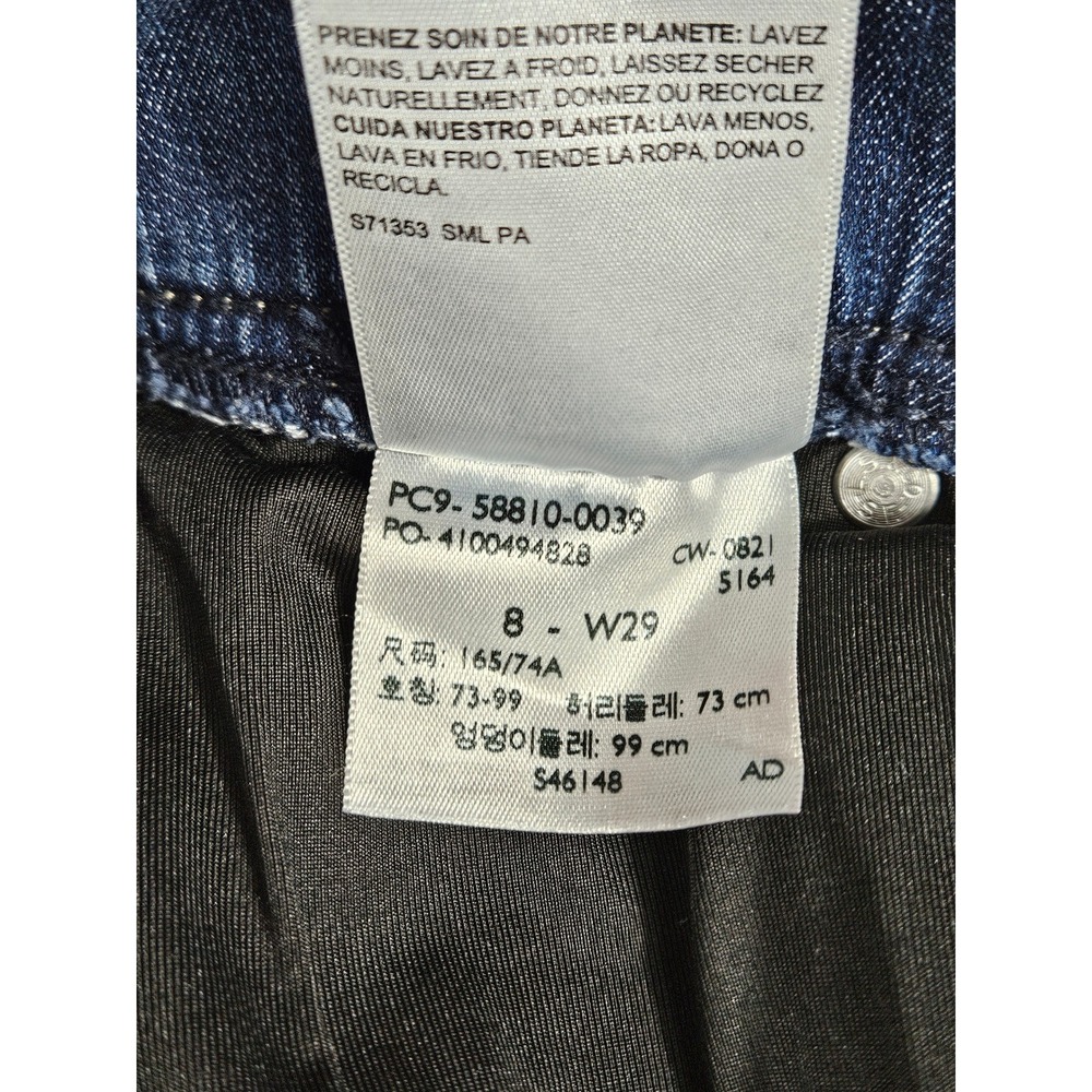 Signature by Levi Strauss Women Pull-On Super Skinny Shaping Jeans Blue‎ 8 W29 - Picture 8 of 11